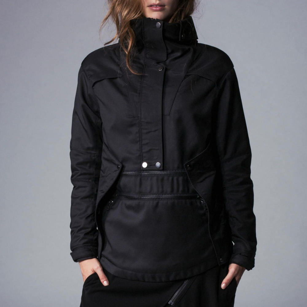 KITH Women Black Logan Anorak Chapter II Size S